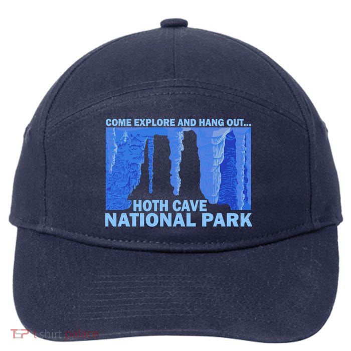 Hoth Ice Cave National Park Explore 7-Panel Snapback Hat