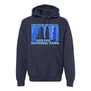 Hoth Ice Cave National Park Explore Premium Hoodie