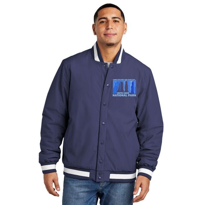 Hoth Ice Cave National Park Explore Insulated Varsity Jacket