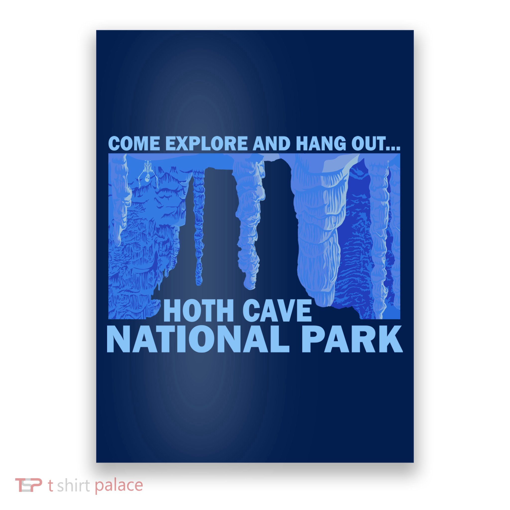 Hoth Ice Cave National Park Explore Poster