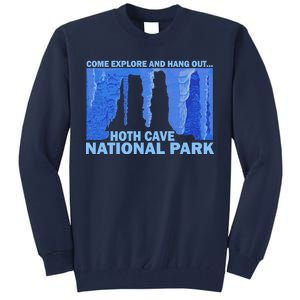 Hoth Ice Cave National Park Explore Tall Sweatshirt