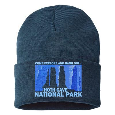 Hoth Ice Cave National Park Explore Sustainable Knit Beanie