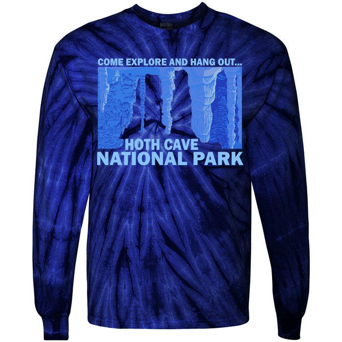 Hoth Ice Cave National Park Explore Tie-Dye Long Sleeve Shirt