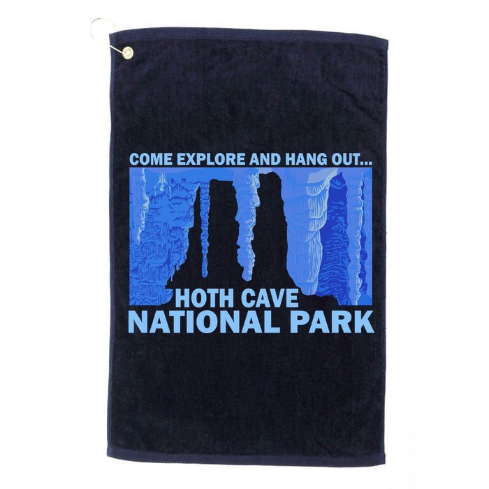 Hoth Ice Cave National Park Explore Golf Towel