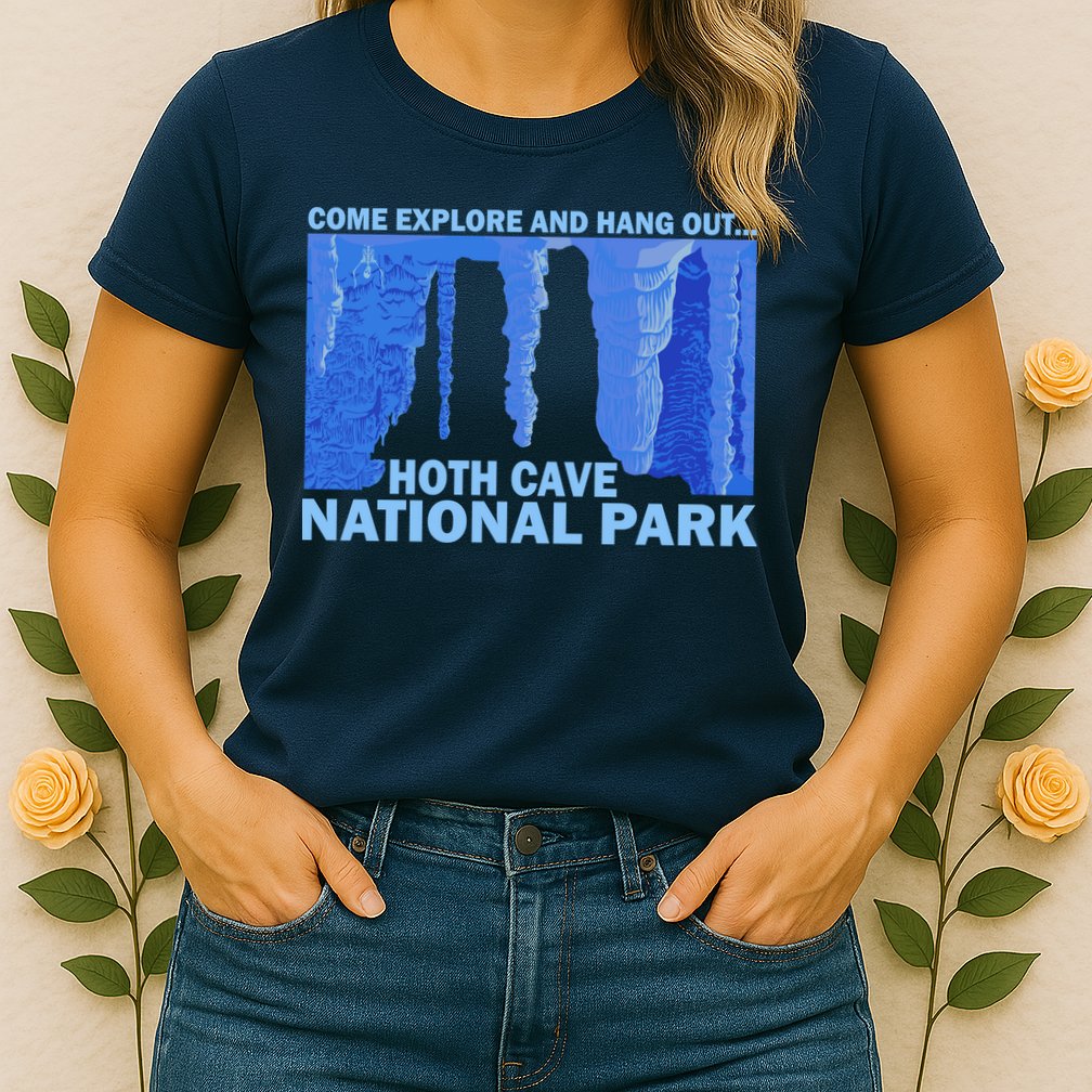 Hoth Ice Cave National Park Explore Womens T-Shirt