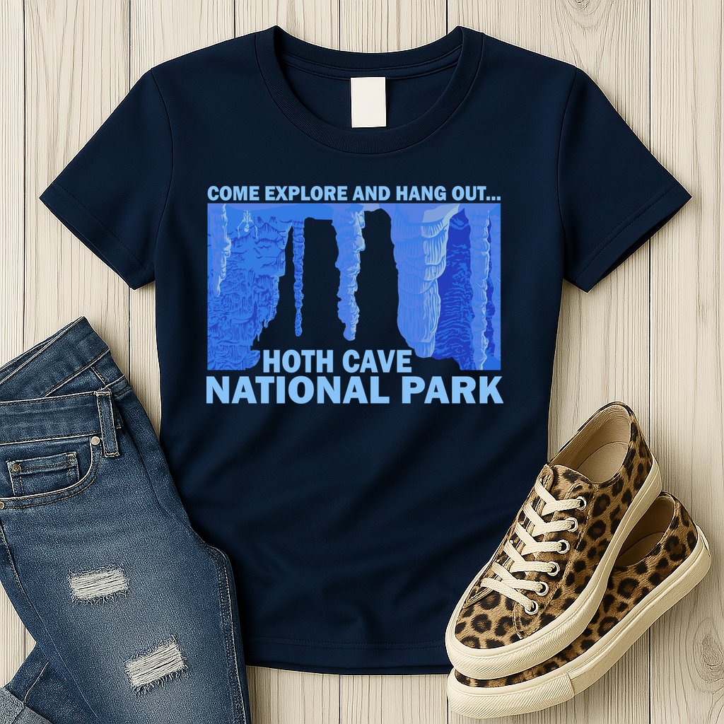 Hoth Ice Cave National Park Explore Womens T-Shirt