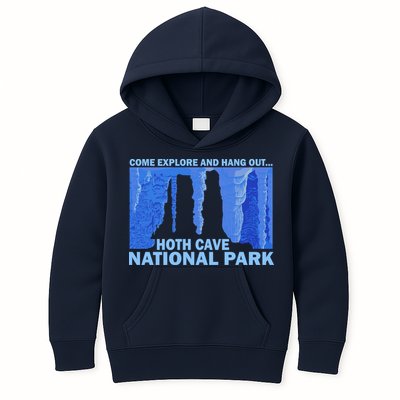 Hoth Ice Cave National Park Explore Kids Hoodie