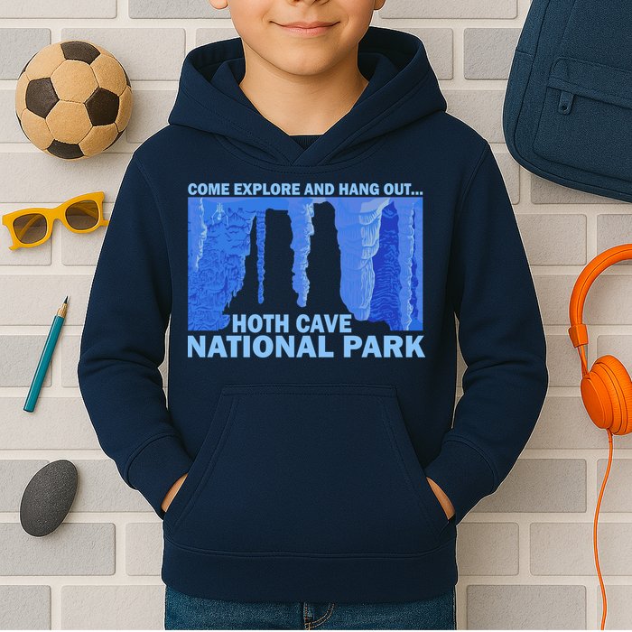 Hoth Ice Cave National Park Explore Kids Hoodie