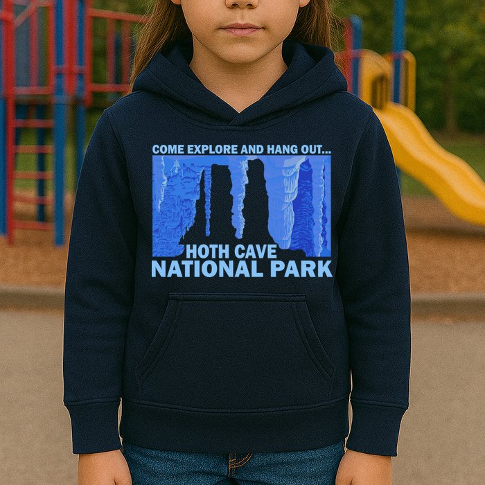 Hoth Ice Cave National Park Explore Kids Hoodie