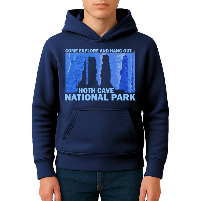 Hoth Ice Cave National Park Explore Kids Hoodie