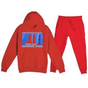 Hoth Ice Cave National Park Explore Premium Hooded Sweatsuit Set