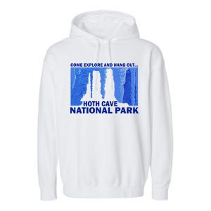 Hoth Ice Cave National Park Explore Garment-Dyed Fleece Hoodie