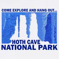 Hoth Ice Cave National Park Explore Garment-Dyed Sweatshirt