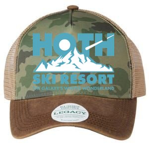 Hoth Ski Resort The Galaxy's Winter Wonderland Legacy Tie Dye Trucker Hat