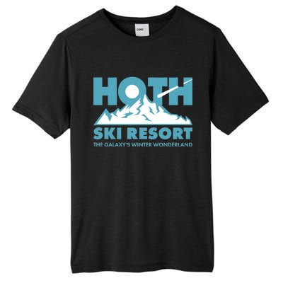 Hoth Ski Resort The Galaxy's Winter Wonderland Tall Fusion ChromaSoft Performance T-Shirt