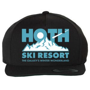 Hoth Ski Resort The Galaxy's Winter Wonderland Wool Snapback Cap