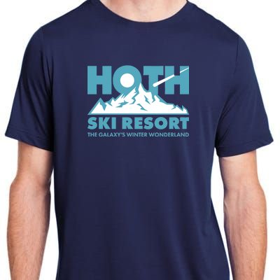 Hoth Ski Resort The Galaxy's Winter Wonderland Adult ChromaSoft Performance T-Shirt