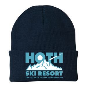 Hoth Ski Resort The Galaxy's Winter Wonderland Knit Cap Winter Beanie