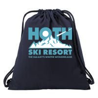 Hoth Ski Resort The Galaxy's Winter Wonderland Drawstring Bag