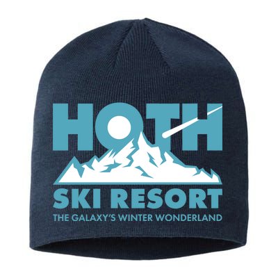 Hoth Ski Resort The Galaxy's Winter Wonderland Sustainable Beanie