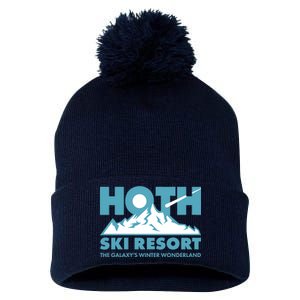 Hoth Ski Resort The Galaxy's Winter Wonderland Pom Pom 12in Knit Beanie