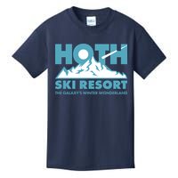 Hoth Ski Resort The Galaxy's Winter Wonderland Kids T-Shirt