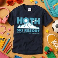 Hoth Ski Resort The Galaxy's Winter Wonderland Kids T-Shirt