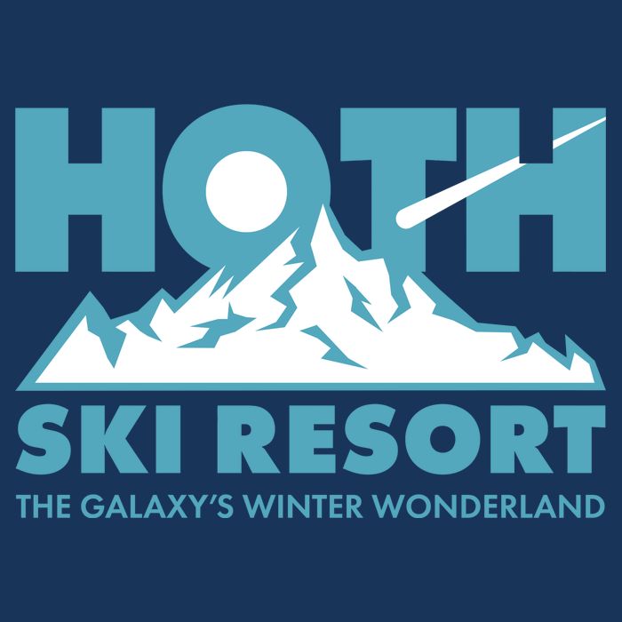 Hoth Ski Resort The Galaxy's Winter Wonderland Kids T-Shirt