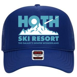 Hoth Ski Resort The Galaxy's Winter Wonderland High Crown Mesh Back Trucker Hat