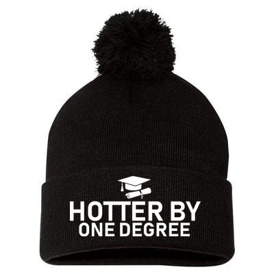 Hotter By One Degree Pom Pom 12in Knit Beanie