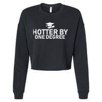 Hotter By One Degree Cropped Pullover Crew