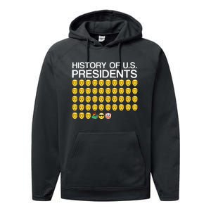 History Of US Presidents Funny Bi Den Performance Fleece Hoodie