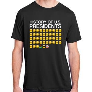 History Of US Presidents Funny Bi Den Adult ChromaSoft Performance T-Shirt