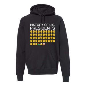 History Of US Presidents Funny Bi Den Premium Hoodie