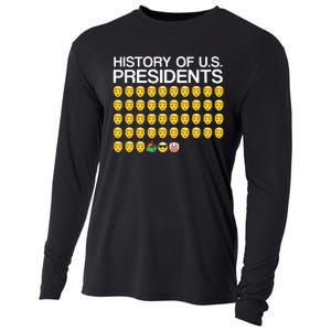 History Of US Presidents Funny Bi Den Cooling Performance Long Sleeve Crew