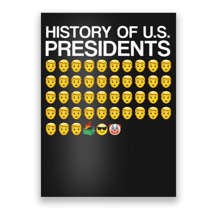 History Of US Presidents Funny Bi Den Poster