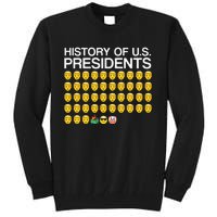 History Of US Presidents Funny Bi Den Tall Sweatshirt