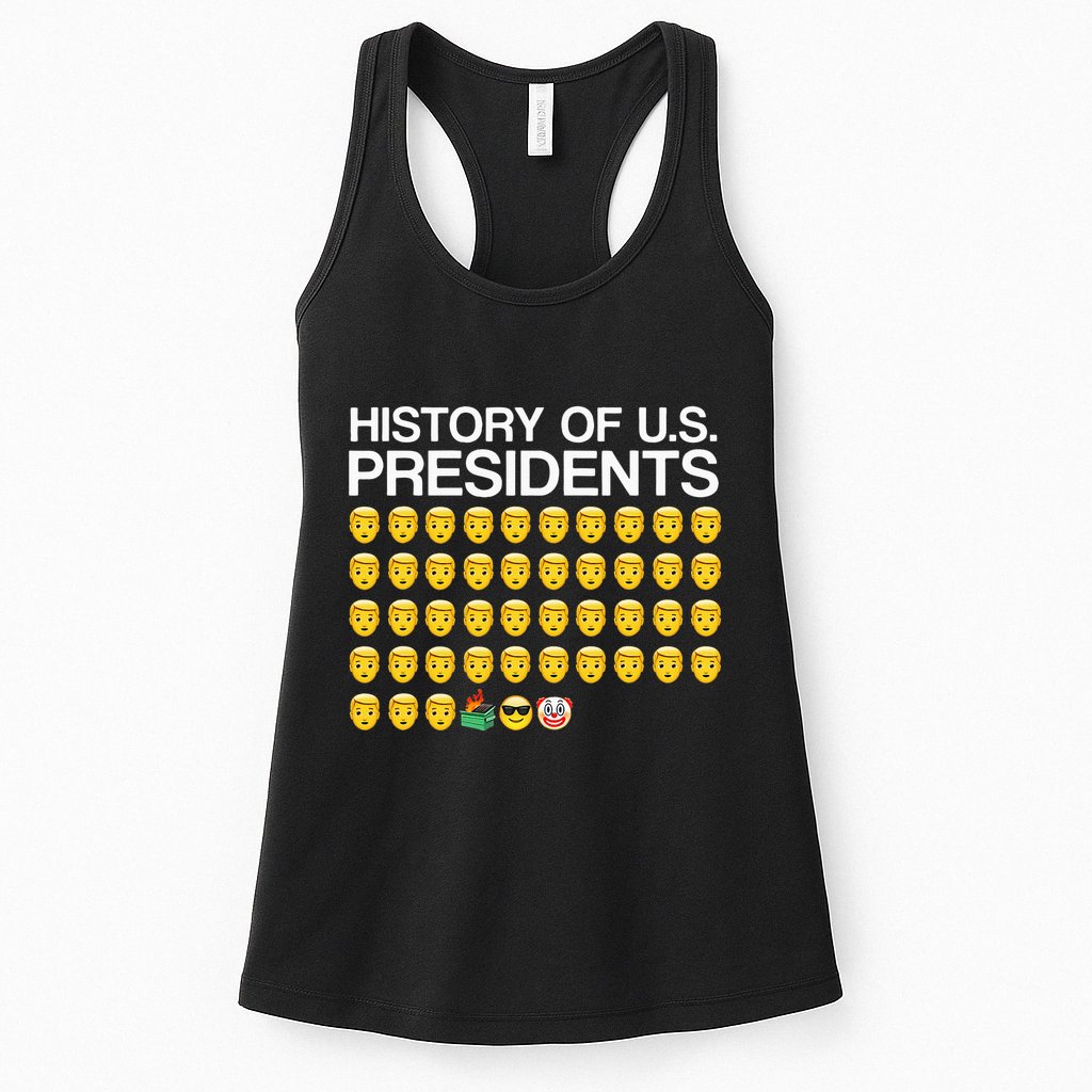 History Of US Presidents Funny Bi Den Womens Tank Top