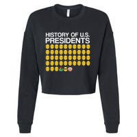 History Of US Presidents Funny Bi Den Cropped Pullover Crew