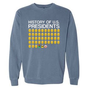 History Of US Presidents Funny Bi Den Garment-Dyed Sweatshirt