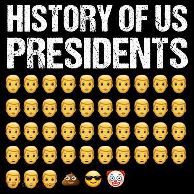 History Of US Presidents, USA Presidents Emoji Fun, Funny Emojis USA T-Shirt