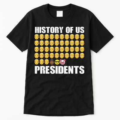 History Of US Presidents 46th Clown President Biden Tall T-Shirt