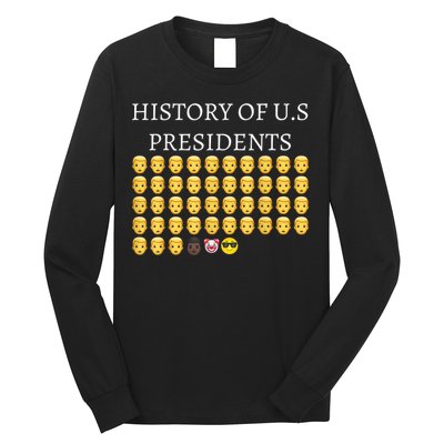 History Of U.S Presidents 46th Cool President Long Sleeve Shirt