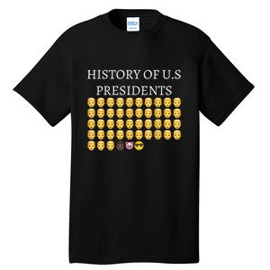 History Of U.S Presidents 46th Cool President Tall T-Shirt