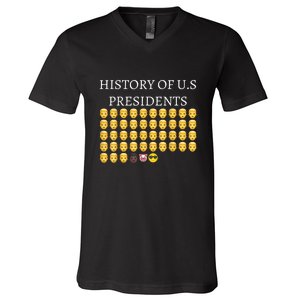 History Of U.S Presidents 46th Cool President V-Neck T-Shirt