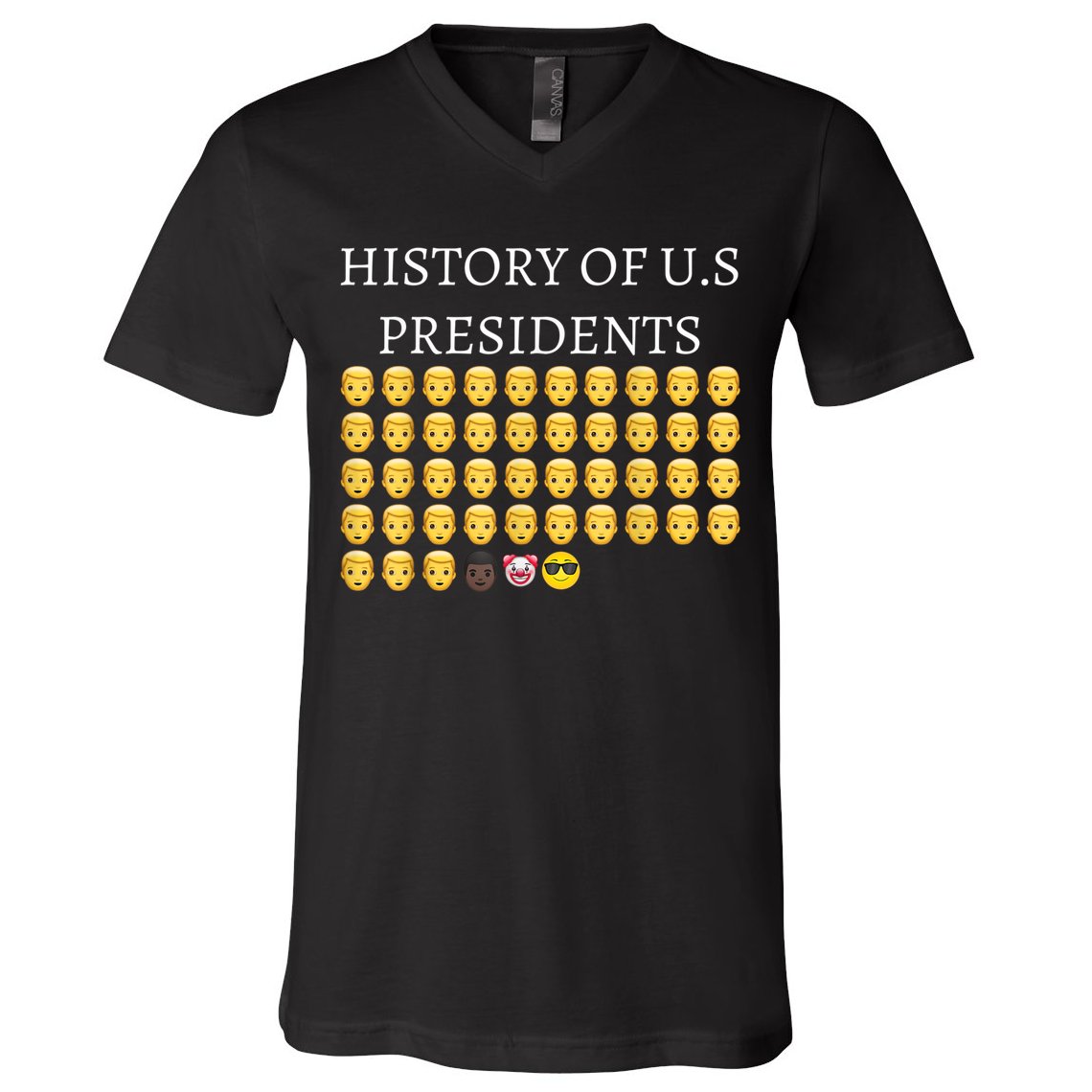 History Of U.S Presidents 46th Cool President V-Neck T-Shirt