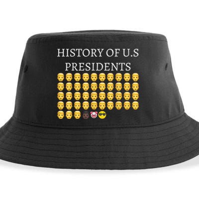 History Of U.S Presidents 46th Cool President Sustainable Bucket Hat