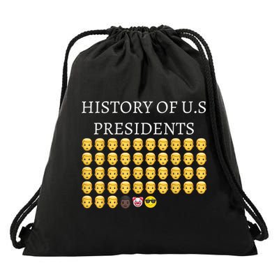History Of U.S Presidents 46th Cool President Drawstring Bag