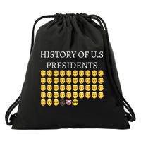History Of U.S Presidents 46th Cool President Drawstring Bag