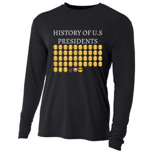 History Of U.S Presidents 46th Cool President Cooling Performance Long Sleeve Crew